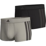 Boxershorts til m�nd Adidas Low Rise 3 Stripes 2P Active Flex Gr� 2 Dele #1