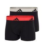 Boxershorts til m�nd Adidas Active Flex Sort 2 Dele #1