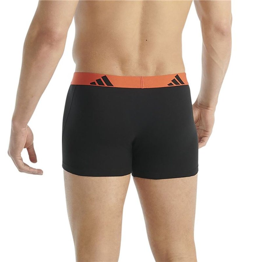 Boxershorts til m�nd Adidas Active Flex Sort 2 Dele #3