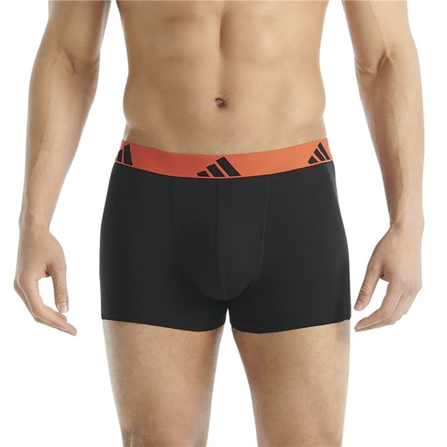 Boxershorts til m�nd Adidas Active Flex Sort 2 Dele #4