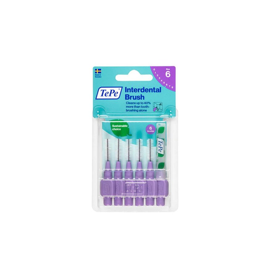 Mellemrumsbrster til tnder Tepe   Lilla 1,1 mm 6 enheder #1