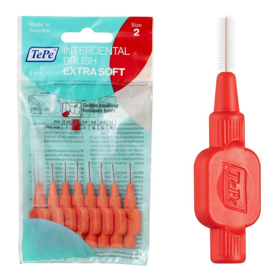 Mellemrumsbrster til tnder Tepe Rd Supersoft (8 Dele) #1