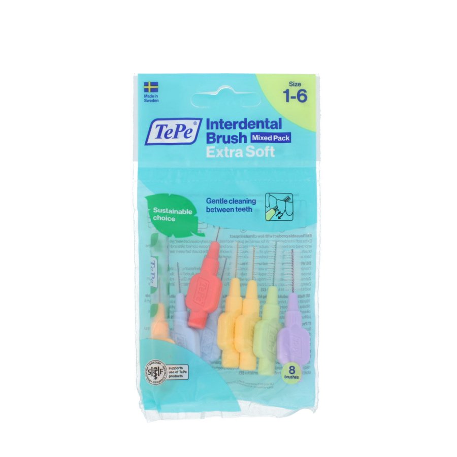 Mellemrumsbrster til tnder Tepe Multifarvet Supersoft (8 enheder) #1