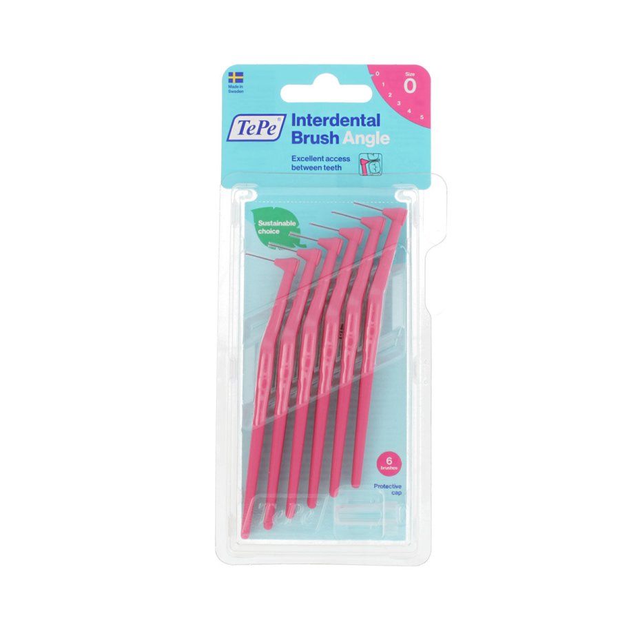 Mellemrumsbrster til tnder Tepe Pink (6 Dele) #1