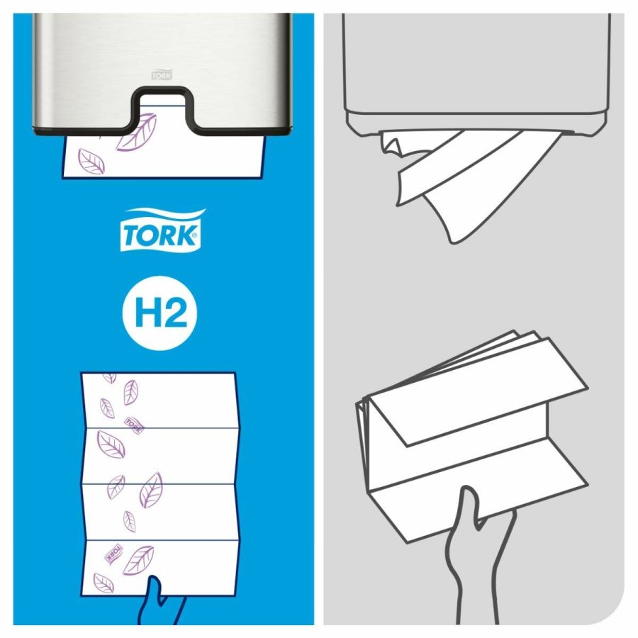 Hndtrringspapir Tork Pack Hvid (21 enheder) #5