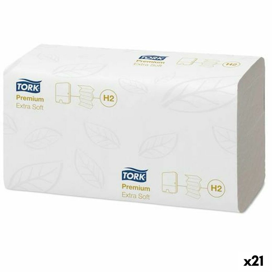 Hndtrringspapir Tork Pack Hvid (21 enheder) #1