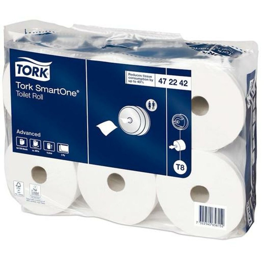 Toiletpapir Tork SmartOne T8 207 m 6 Dele #1