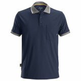 Kort�rmet Polotr�je til M�nd Snickers Workwear 2724 Polo AllroundWork Technology 37.5� Marinebl� #1
