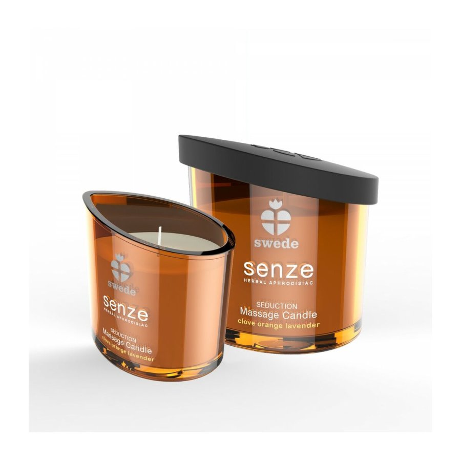 Senze Massage Lys Drillende Swede Seduction Lavendel Orange Nelikke 150 ml #3