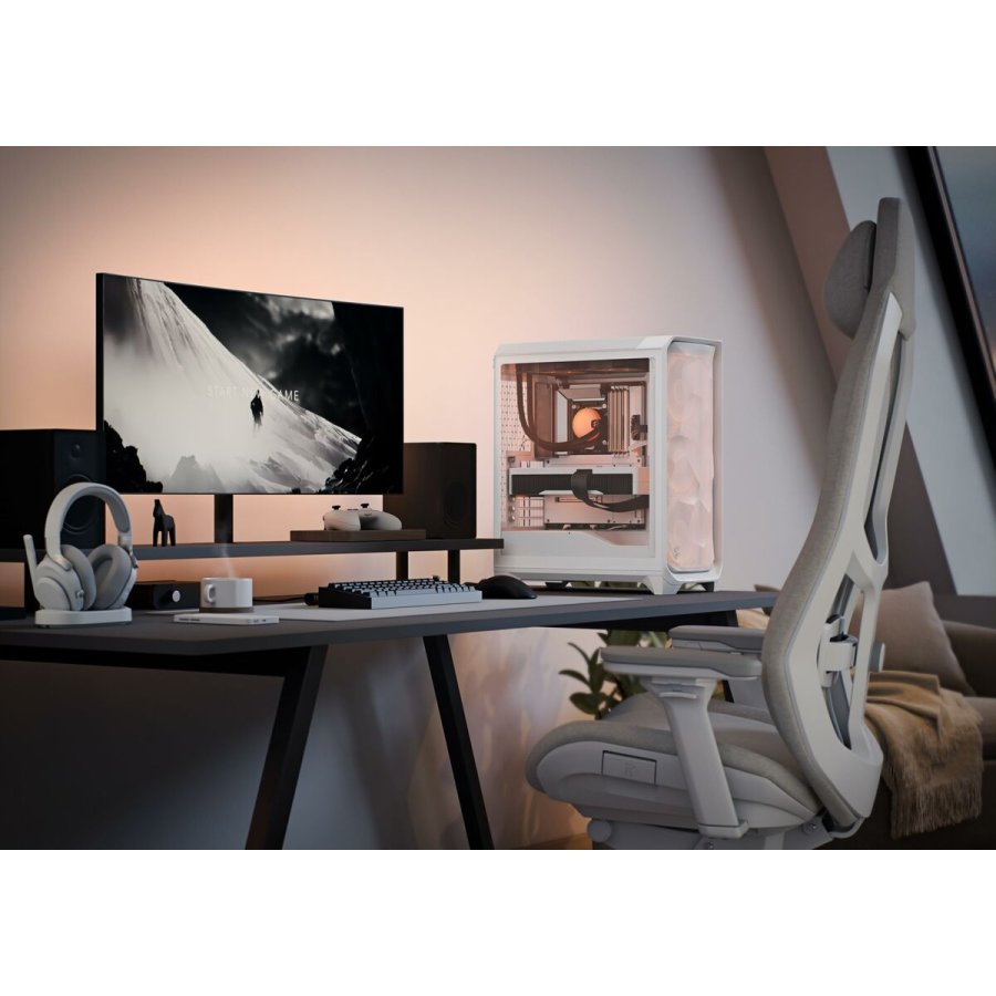 ATX Semi-t�rn kasse Fractal Design FD-C-MES3A-07 Hvid #6