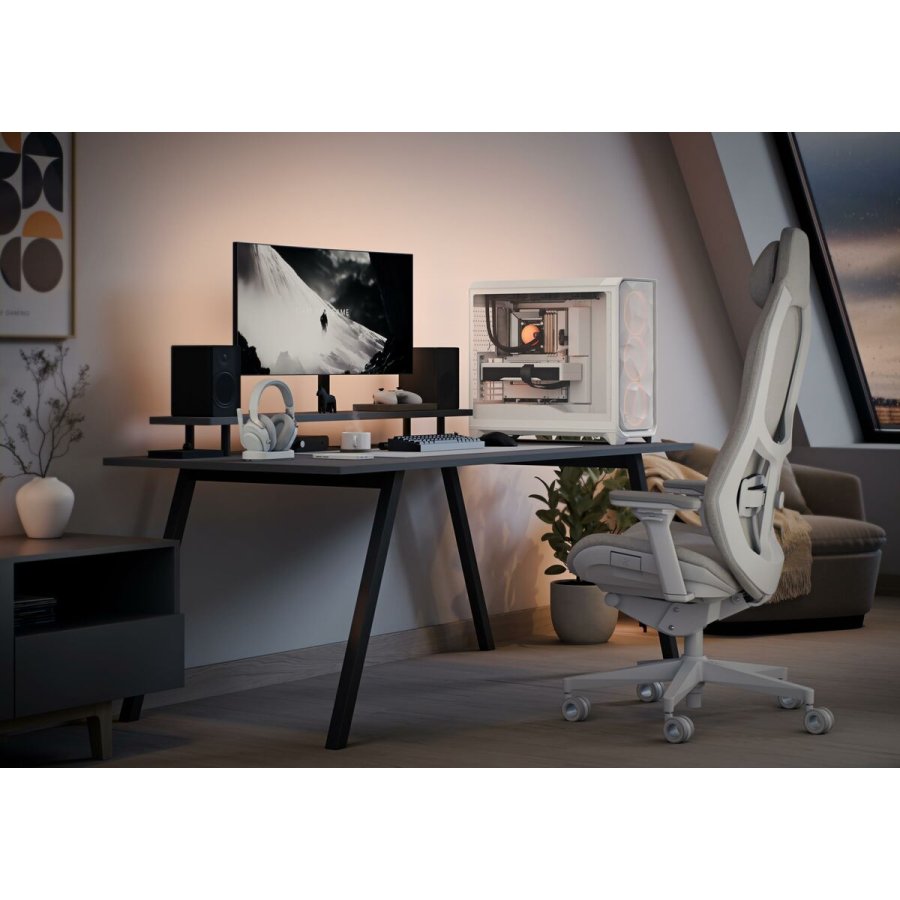 ATX Semi-t�rn kasse Fractal Design FD-C-MES3X-06 Hvid #6