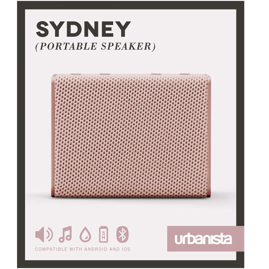 B�rbare Bluetooth-h�jttalere Urbanista Sydney Rosenguld 3 W 4 W #7