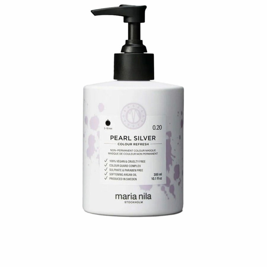 Semipermanent farvemaske Maria Nila COLOUR REFRESH N 0.20-Pearl Silver 300 ml #1