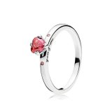 Ring til kvinder Pandora 196574CZRMX-50 10 S�lvfarvet Pink #1