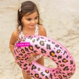 Oppustelig flyder Swim Essentials Leopard Lyserd #2