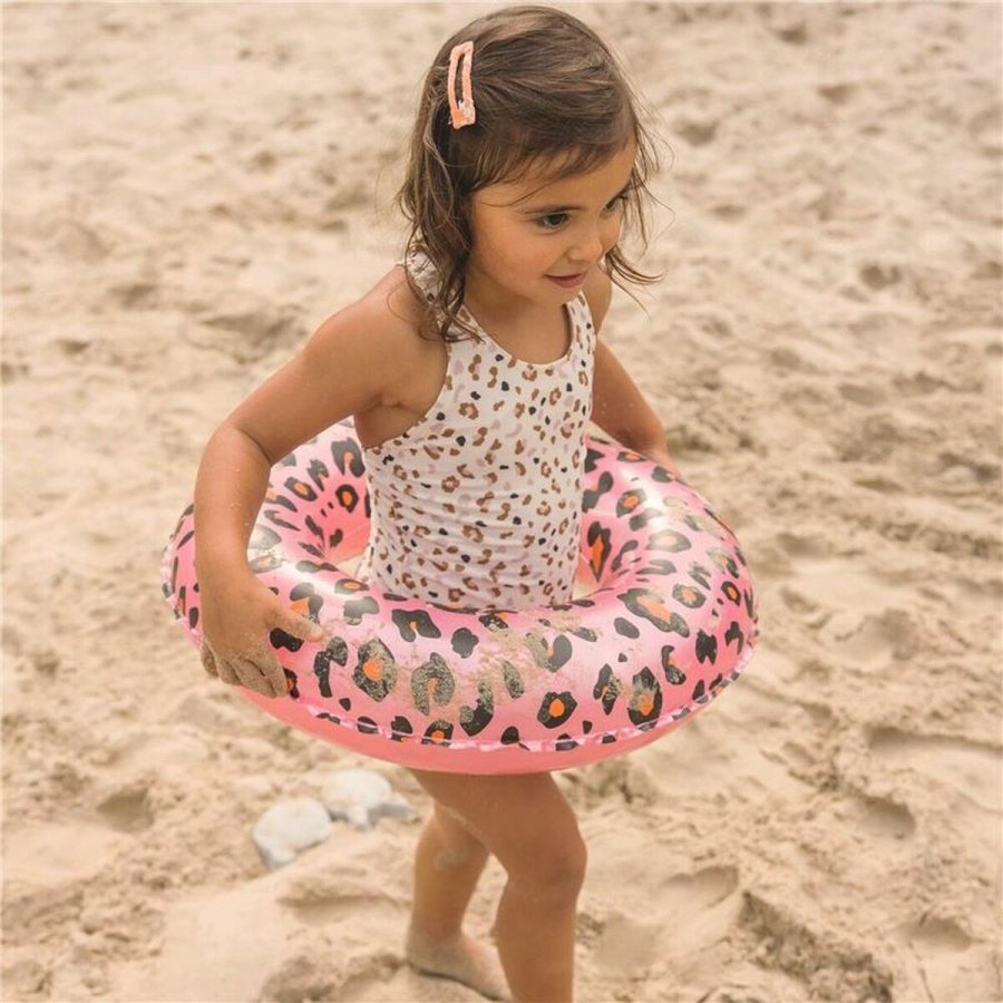 Oppustelig flyder Swim Essentials Leopard Lyserd #3