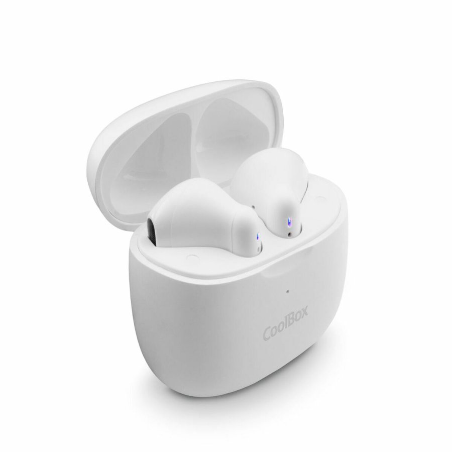 Bluetooth hovedtelefoner CoolBox COO-AUB-TWS01 Hvid #1