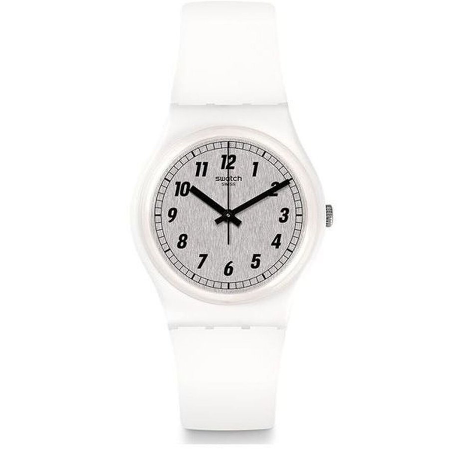 Unisex ur Swatch SOMETHING WHITE ( 34 mm) #1