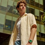 Unisex ur Swatch SB07S101G Gr�n S�lvfarvet #4