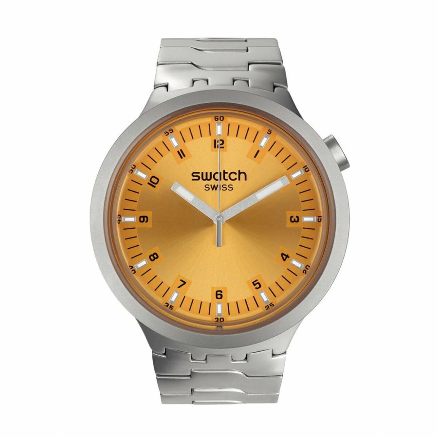 Unisex ur Swatch SB07S103G Gul S�lvfarvet #1