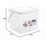 Beholder Rotho Basic Hvid Gennemsigtig 4,5 L #2