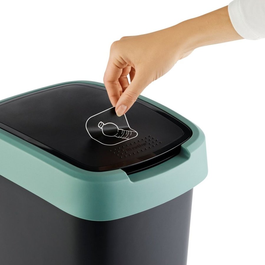 Skraldespand Rotho Twist Green Grn Plastik 10 L #13