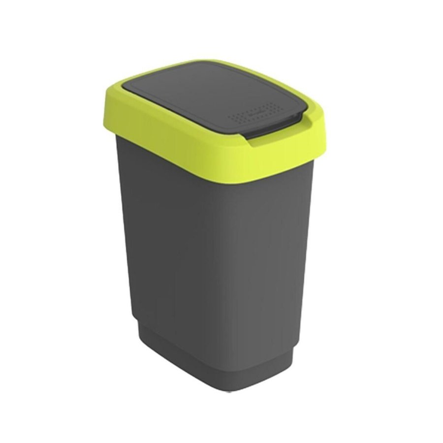 Skraldespand Rotho Twist Lime Plastik 10 L #1