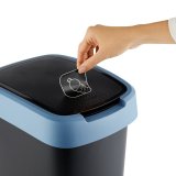 Skraldespand Rotho Twist Blue Bl Plastik 25 L #9