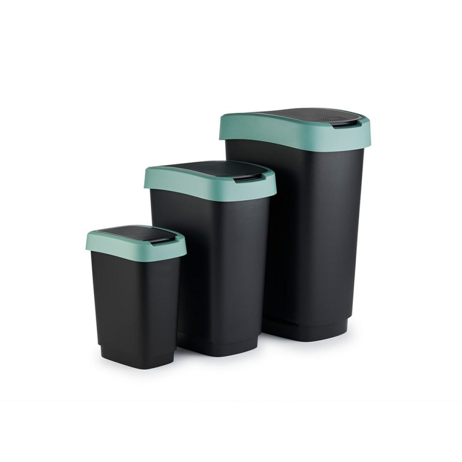 Skraldespand Rotho Twist Green Grn Plastik 25 L #9