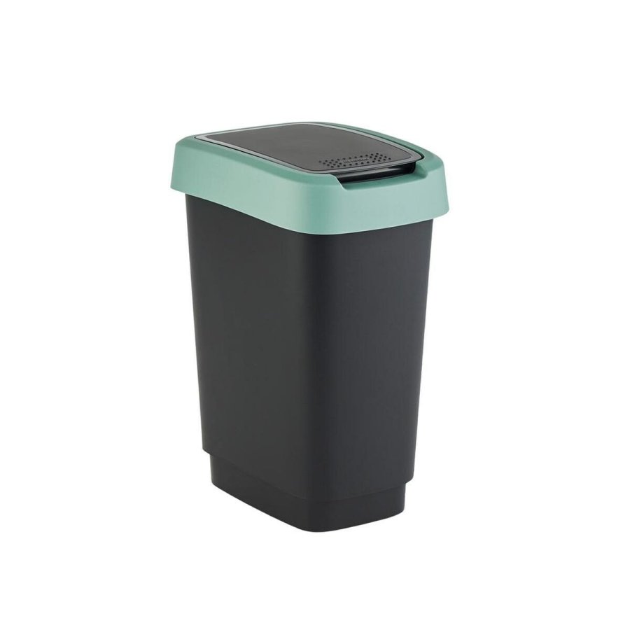 Skraldespand Rotho Twist Green Grn Plastik 50 L #1