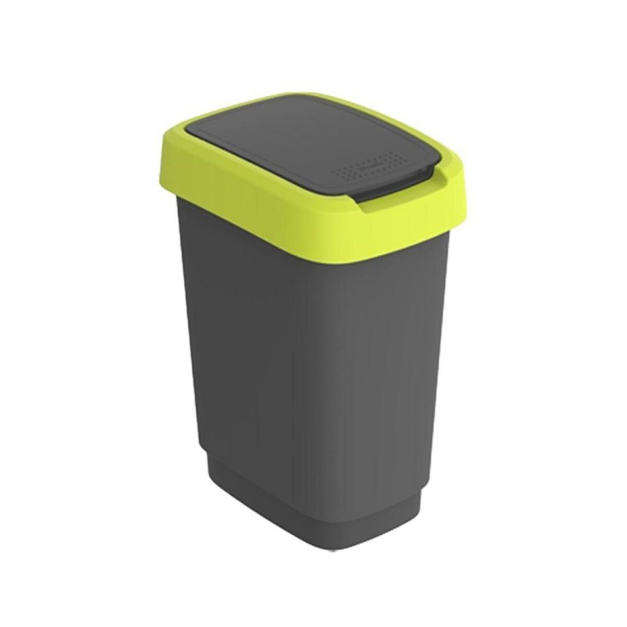 Skraldespand Rotho Twist Lime Plastik 50 L #1