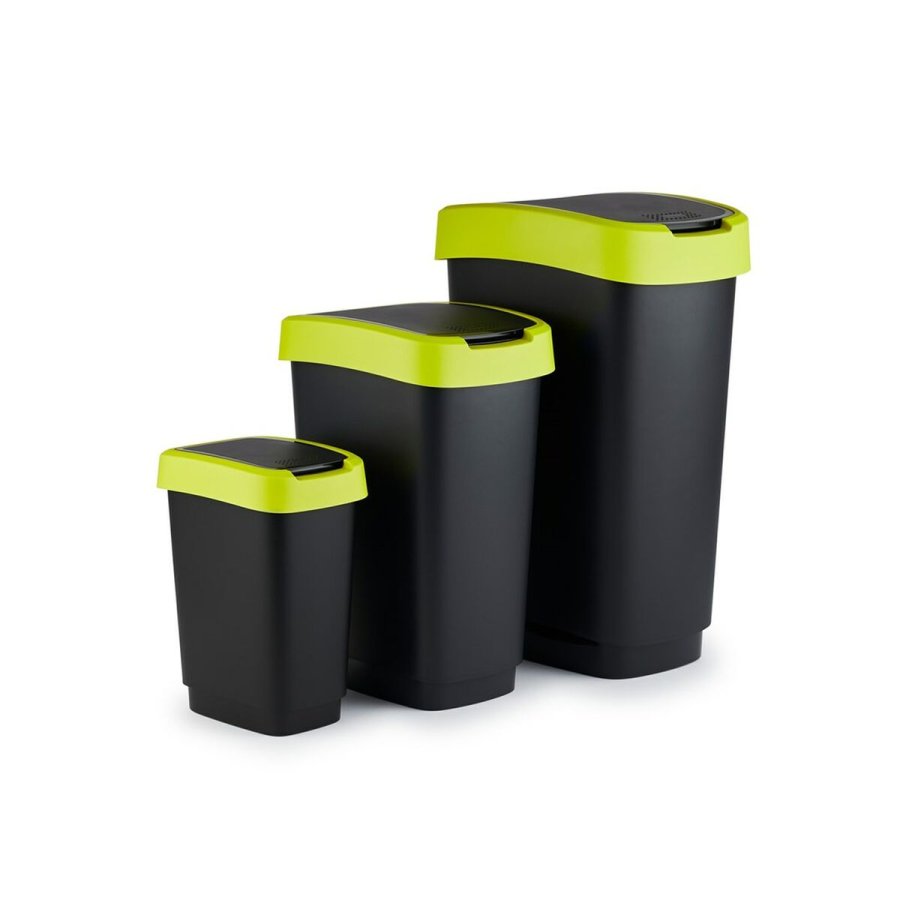 Skraldespand Rotho Twist Lime Plastik 50 L #5