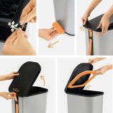 Skraldespand Rotho Ribo Silver Slv Plastik 35 L #13