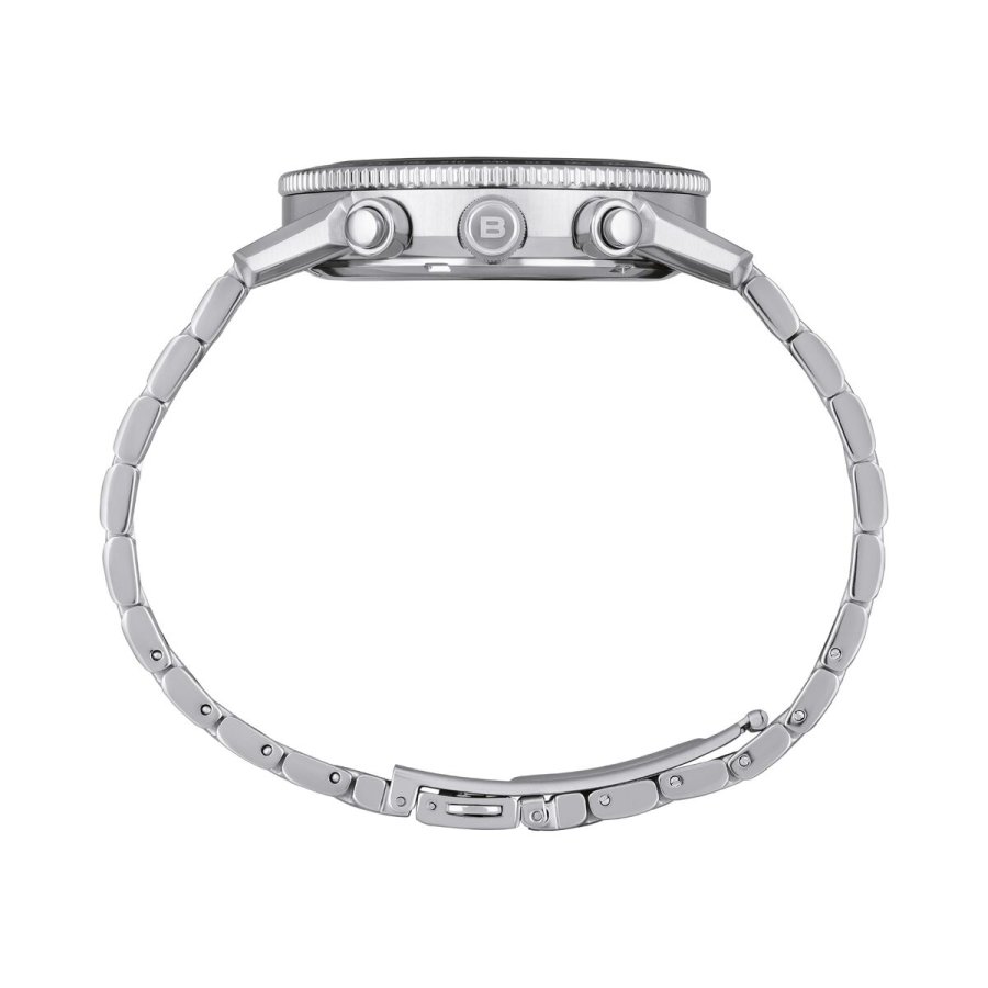 Herreur Breil TW1924 Sort Slvfarvet ( 44 mm) #2