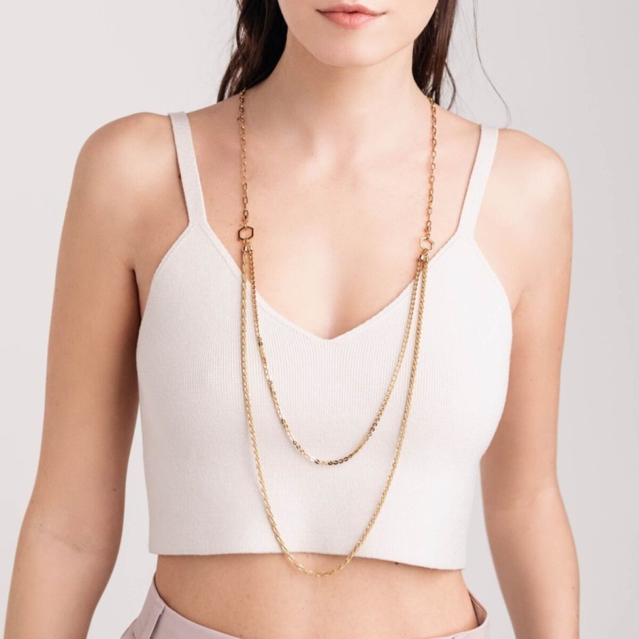 Halskde til kvinder Breil TJ3004 Gylden #4