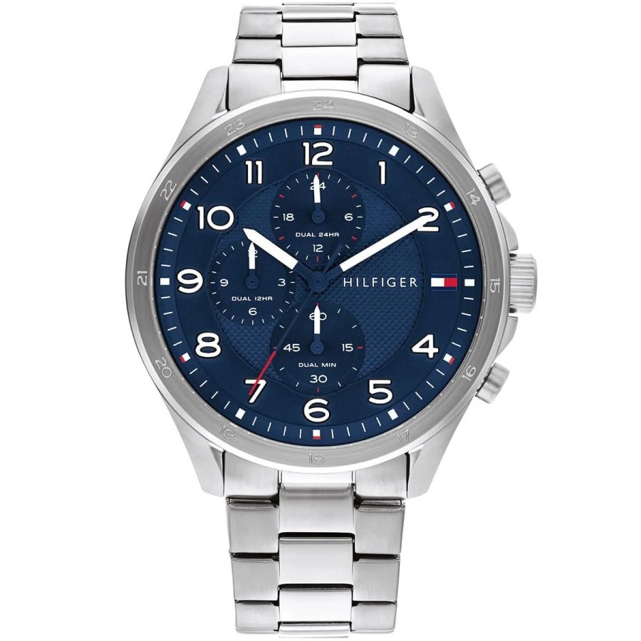 Herreur Tommy Hilfiger S�lvfarvet (� 45 mm) #1