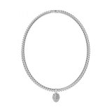 Halskde til kvinder Guess JUMN01301JWSTT-U Slvfarvet #1