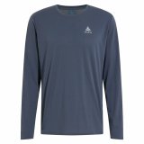 Langrmet T-shirt til Mnd Odlo Zeroweight Chill-T Bl #1