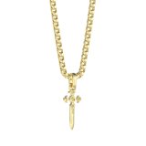 Halsk�de til m�nd Guess JUMN04024JWYGT-U Kors #1