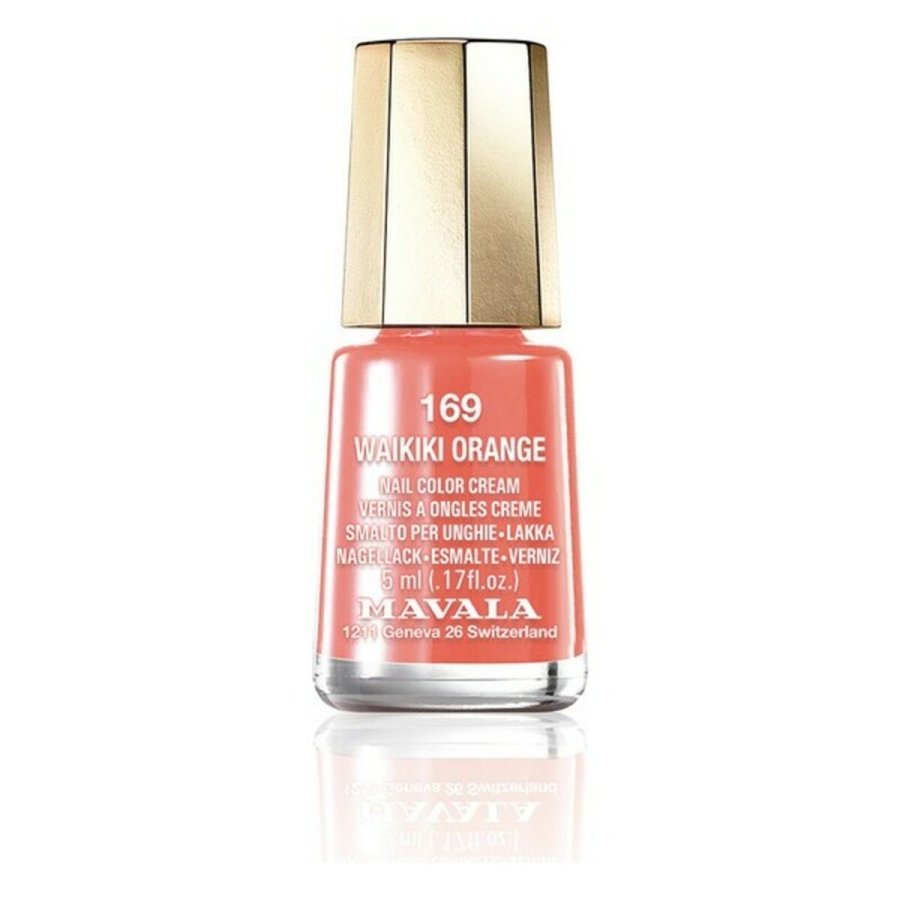 Neglelak Nail Color Cream Mavala 169-waikiki orange (5 ml) #1
