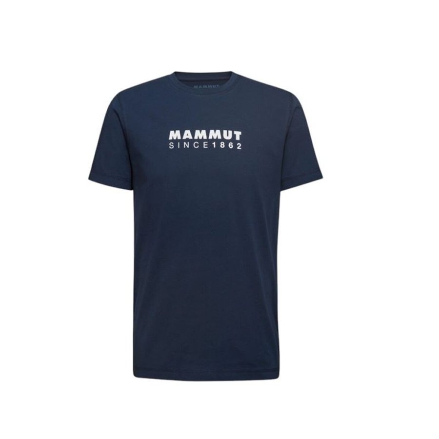 Kort�rmet T-shirt til M�nd Mammut Core M�rkebl� #1