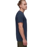 Kort�rmet T-shirt til M�nd Mammut Core M�rkebl� #4