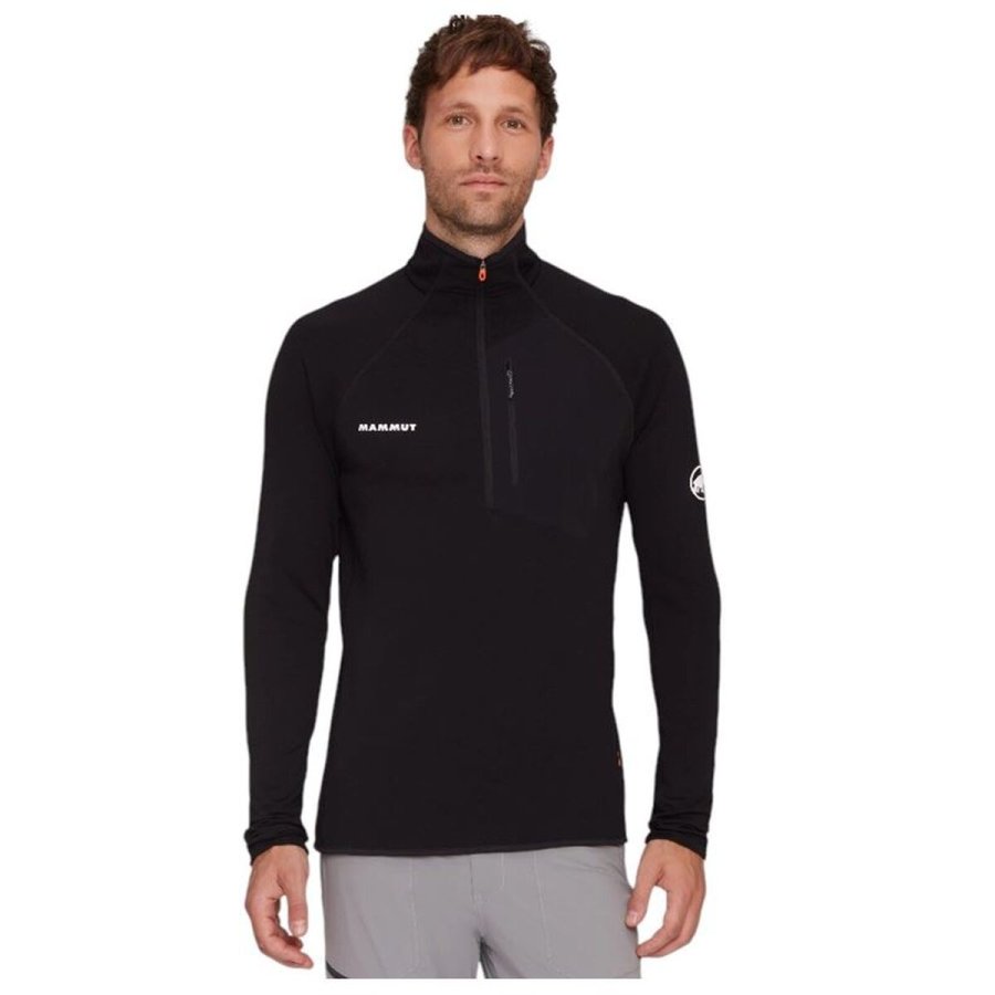 Sport Jakke til M�nd Mammut Aenergy Light Ml Half Zip Pull Sort #2