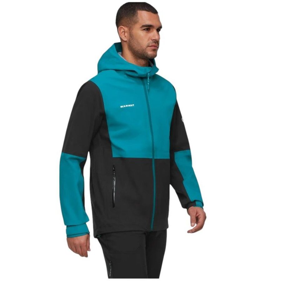 Sport Jakke til M�nd Mammut Linard Guide Hs Bl� #4