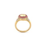 Ring til kvinder Guess JUBR05009JWYGPK56 Gylden 16 #3