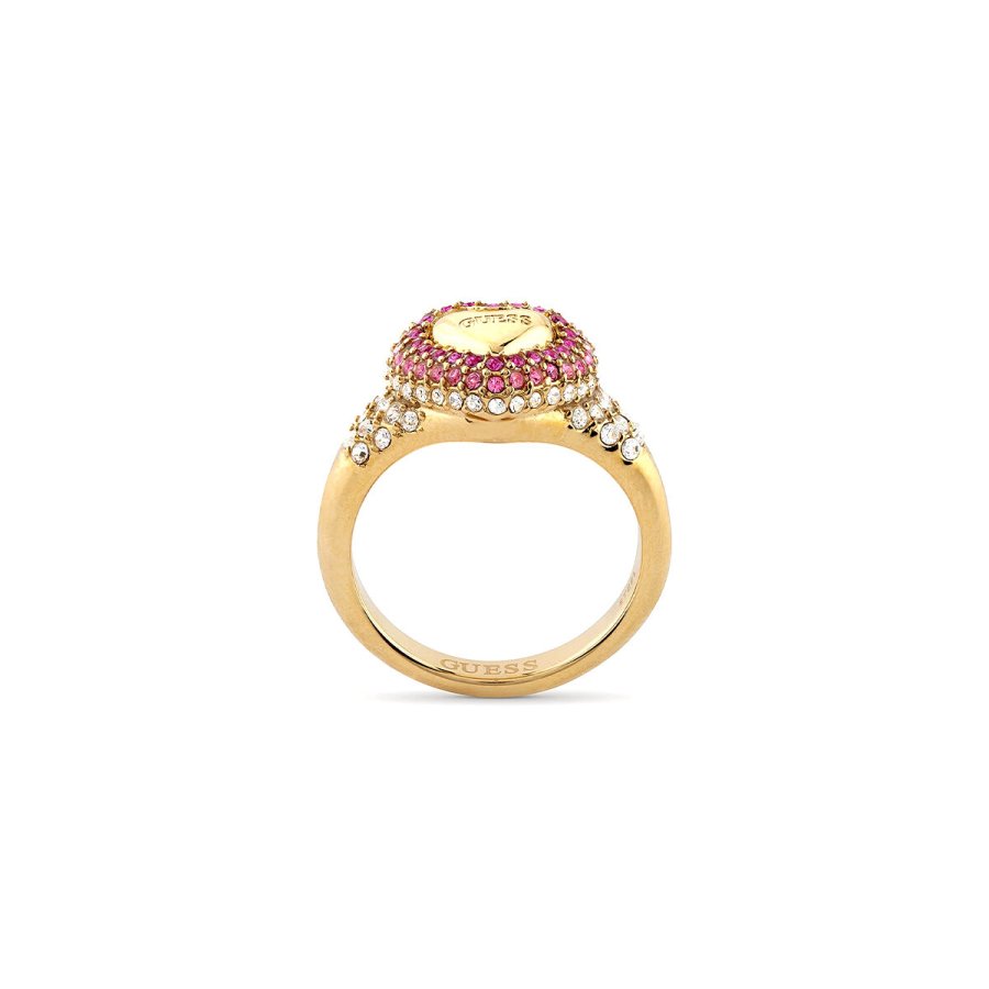 Ring til kvinder Guess JUBR05009JWYGPK56 Gylden 16 #3