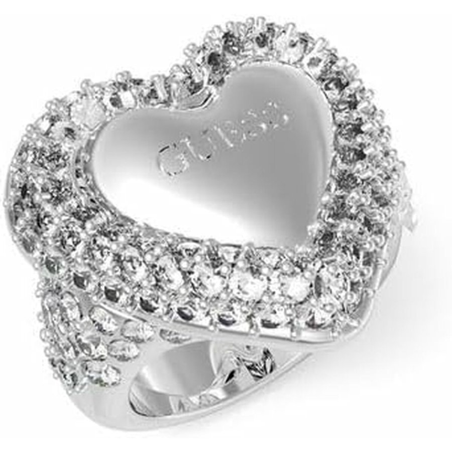 Ring til kvinder Guess JUBR05019JWRH52 Slvfarvet #1