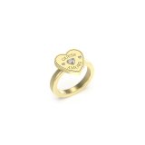 Ring til kvinder Guess JUBR05059JWYG54 14 Gylden #1