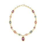 Halsk�de til kvinder Guess JUBN05310JWYGMCT-U Gylden #1