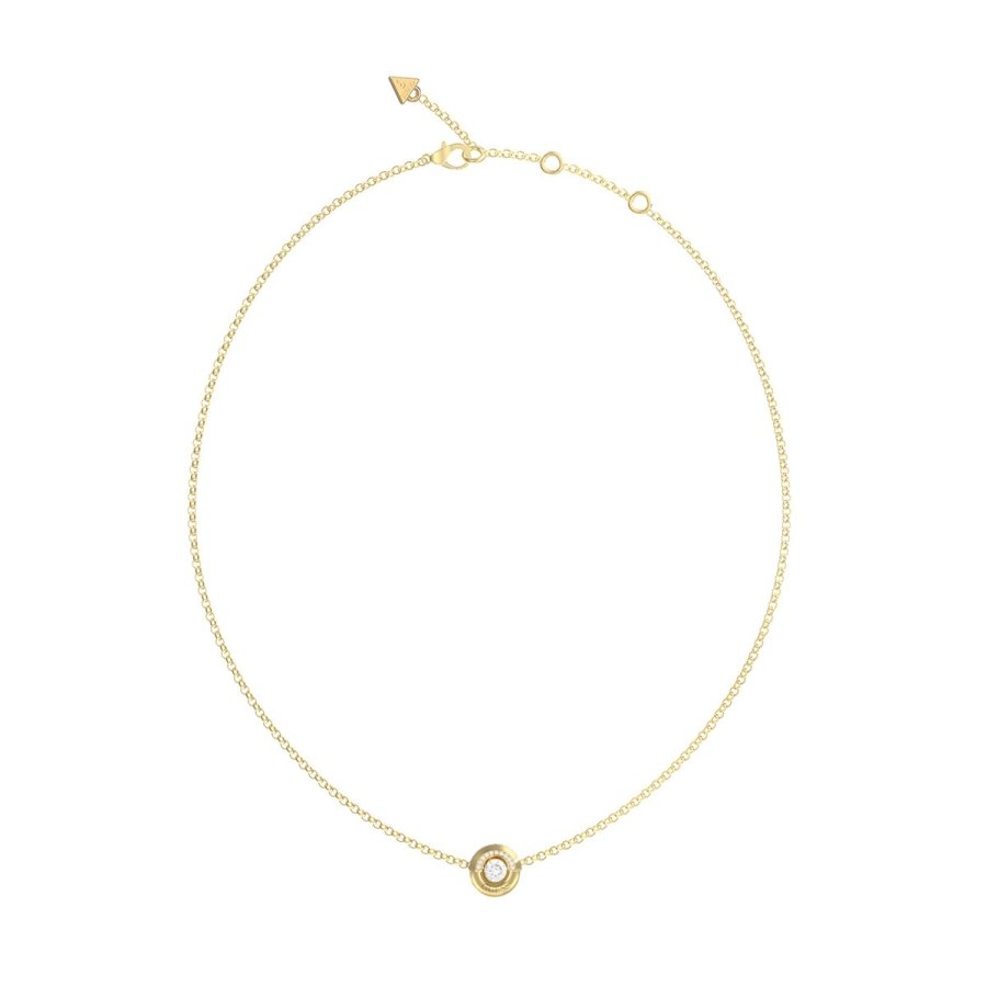 Halsk�de til kvinder Guess JUBN05377JWYGT-U Gylden #1